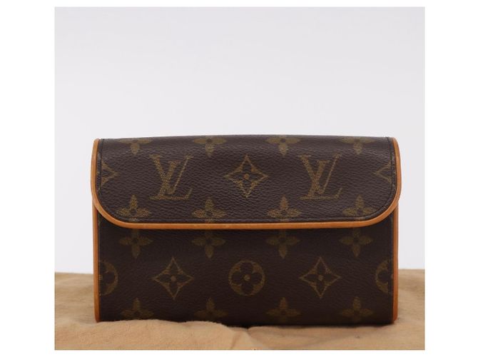 LOUIS VUITTON Monogram Pochette Florentine Waist bag M51855 LV Auth 186107V - view 12