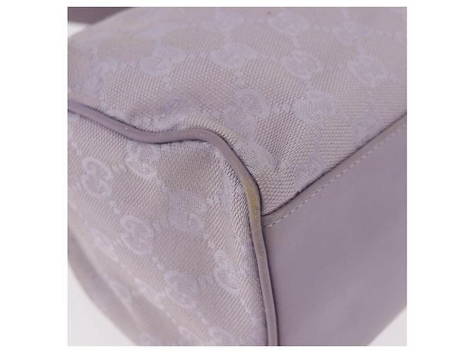 Borsa a Spalla GUCCI GG Canvas Viola Oro 92699 Auth 187782 D'oro Porpora - vista 10