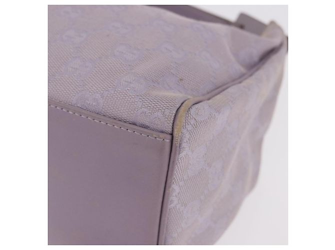 Borsa a Spalla GUCCI GG Canvas Viola Oro 92699 Auth 187782 D'oro Porpora - vista 14