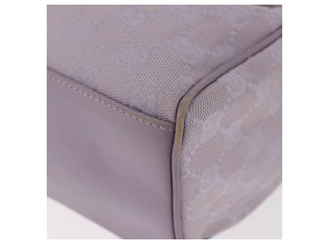 Borsa a Spalla GUCCI GG Canvas Viola Oro 92699 Auth 187782 D'oro Porpora - vista 16
