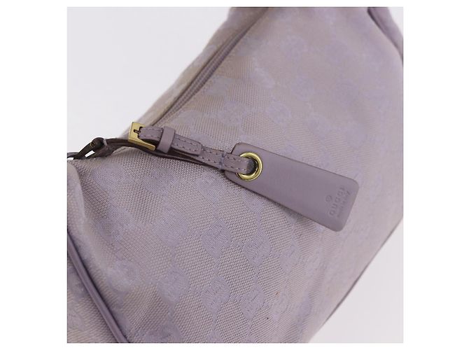 Borsa a Spalla GUCCI GG Canvas Viola Oro 92699 Auth 187782 D'oro Porpora - vista 17