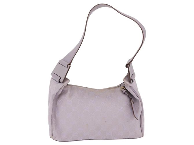 Borsa a Spalla GUCCI GG Canvas Viola Oro 92699 Auth 187782 D'oro Porpora - vista 2