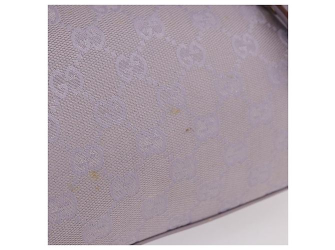 Borsa a Spalla GUCCI GG Canvas Viola Oro 92699 Auth 187782 D'oro Porpora - vista 3