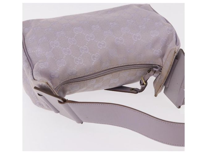 Borsa a Spalla GUCCI GG Canvas Viola Oro 92699 Auth 187782 D'oro Porpora - vista 7