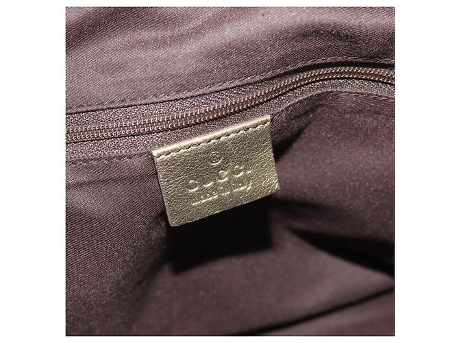 Borsa GUCCI GG Canvas Oro 141470 Auth ka4787 D'oro - vista 17