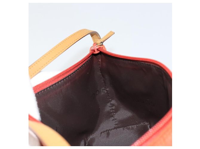 Borsa GUCCI Scamosciata Arancione Oro 039 1103 Auth BA13451 D'oro - vista 19