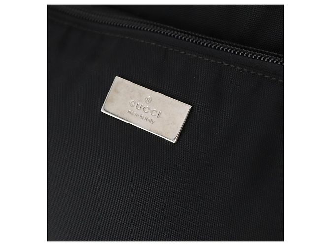 Borsa a tracolla GUCCI Tela Nera Argento 019 0304 Auth bs35389 Nero - vista 17