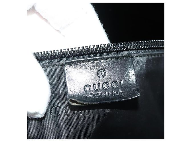 Borsa a tracolla GUCCI Tela Nera Argento 019 0304 Auth bs35389 Nero - vista 23