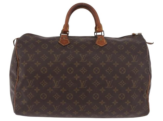 LOUIS VUITTON Borsa Monogram Speedy 40 M41522 LV Auth 186266 Monogramma - vista 13