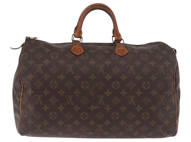 LOUIS VUITTON Borsa Monogram Speedy 40 M41522 LV Auth 186266 Monogramma - vista 2