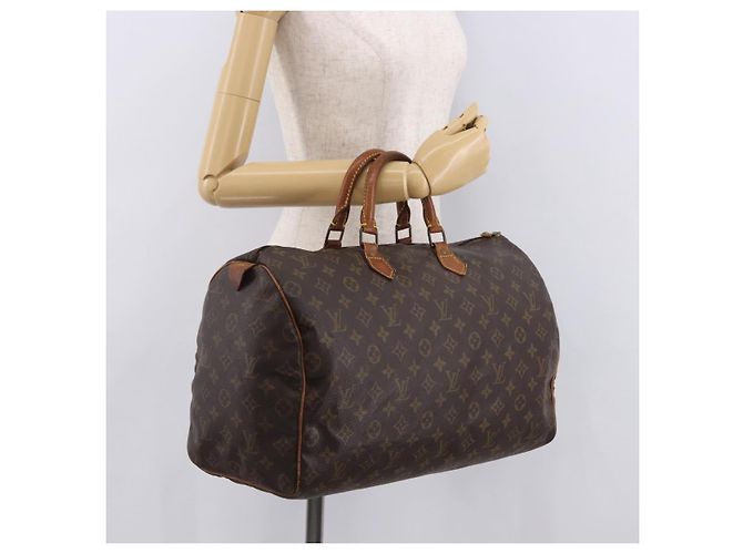 LOUIS VUITTON Borsa Monogram Speedy 40 M41522 LV Auth 186266 Monogramma - vista 23