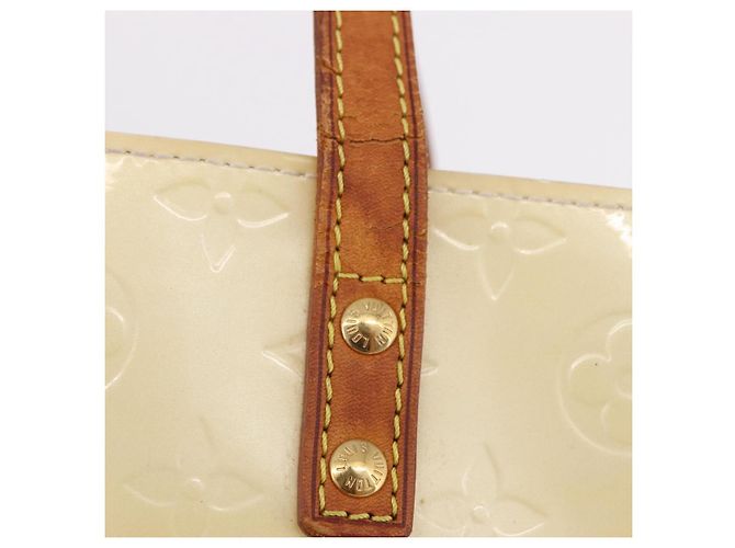 LOUIS VUITTON Monogram Vernis Reade PM Hand Bag Perle M91336 LV Auth 187720 - vista 10