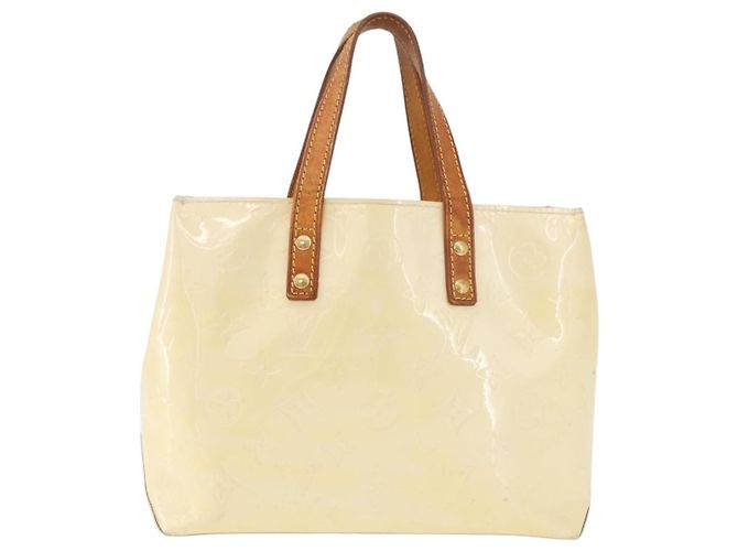 LOUIS VUITTON Monogram Vernis Reade PM Hand Bag Perle M91336 LV Auth 187720 - vista 2