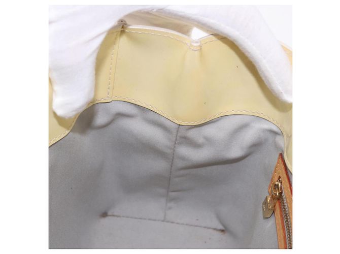 LOUIS VUITTON Monogram Vernis Reade PM Hand Bag Perle M91336 LV Auth 187720 - vista 20