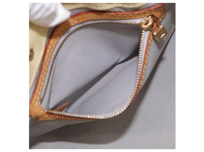 LOUIS VUITTON Monogram Vernis Reade PM Hand Bag Perle M91336 LV Auth 187720 - vista 22