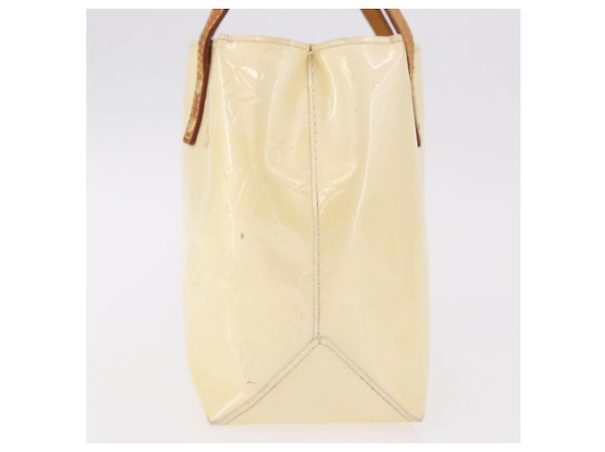 LOUIS VUITTON Monogram Vernis Reade PM Hand Bag Perle M91336 LV Auth 187720 - vista 4