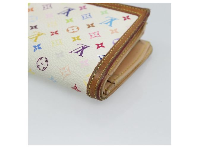 LOUIS VUITTON Portafoglio Viennois Multicolor White M92987 Auth 186548 Bianco - vista 15