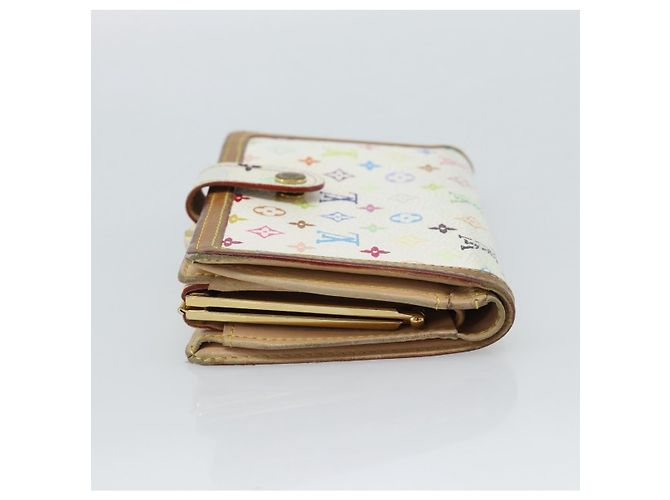 LOUIS VUITTON Portafoglio Viennois Multicolor White M92987 Auth 186548 Bianco - vista 3