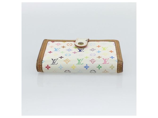 LOUIS VUITTON Portafoglio Viennois Multicolor White M92987 Auth 186548 Bianco - vista 6