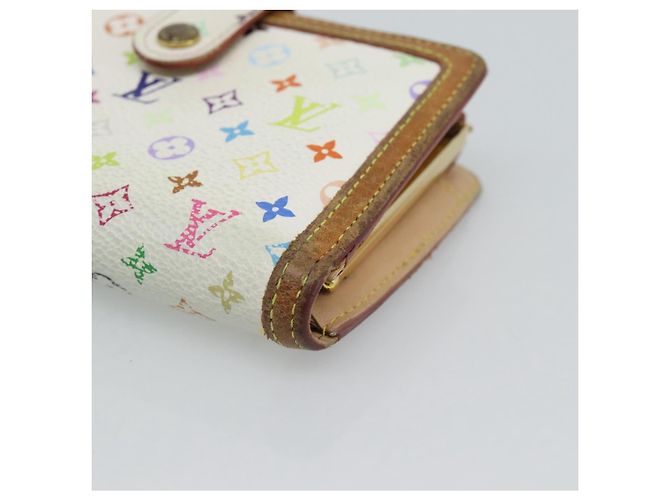 LOUIS VUITTON Portafoglio Viennois Multicolor White M92987 Auth 186548 Bianco - vista 7