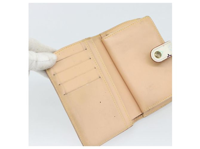 LOUIS VUITTON Portafoglio Viennois Multicolor White M92987 Auth 186548 Bianco - vista 8