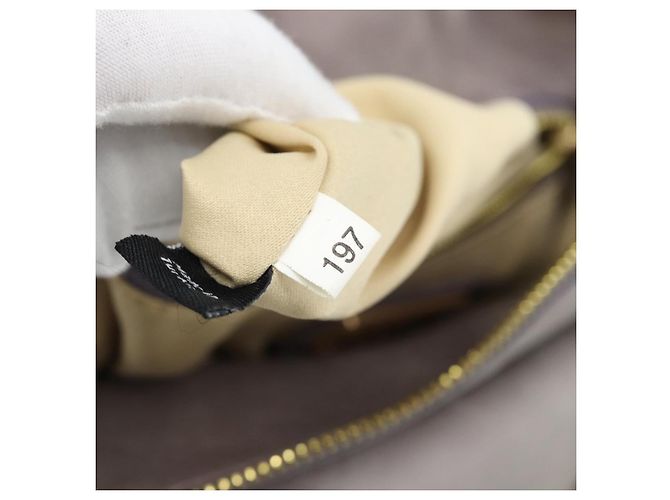 Borsa a mano Miu Miu Ribbon in pelle 2way Viola Oro Auth 186822V D'oro Porpora - vista 12