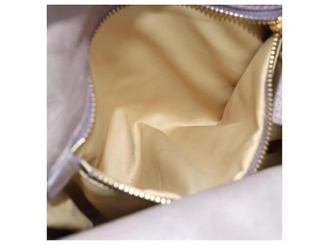 Borsa a mano Miu Miu Ribbon in pelle 2way Viola Oro Auth 186822V D'oro Porpora - vista 25