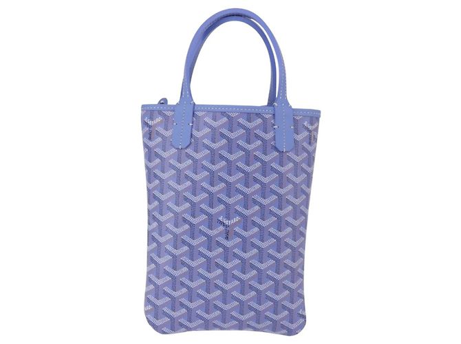 Borsa GOYARD Herringbone 2025 Poitiers Iris Limited Edition PVC Blue Auth SW2344SM - vista 13
