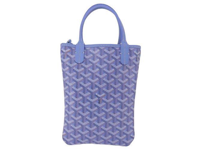 Borsa GOYARD Herringbone 2025 Poitiers Iris Limited Edition PVC Blue Auth SW2344SM - vista 2