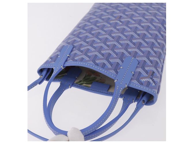 Borsa GOYARD Herringbone 2025 Poitiers Iris Limited Edition PVC Blue Auth SW2344SM - vista 6
