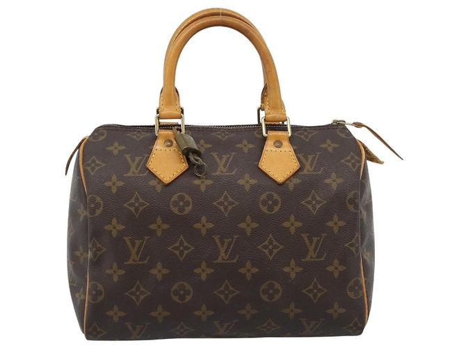 LOUIS VUITTON Borsa Monogram Speedy 25 M41528 LV Auth 186090A Monogramma - vista 13