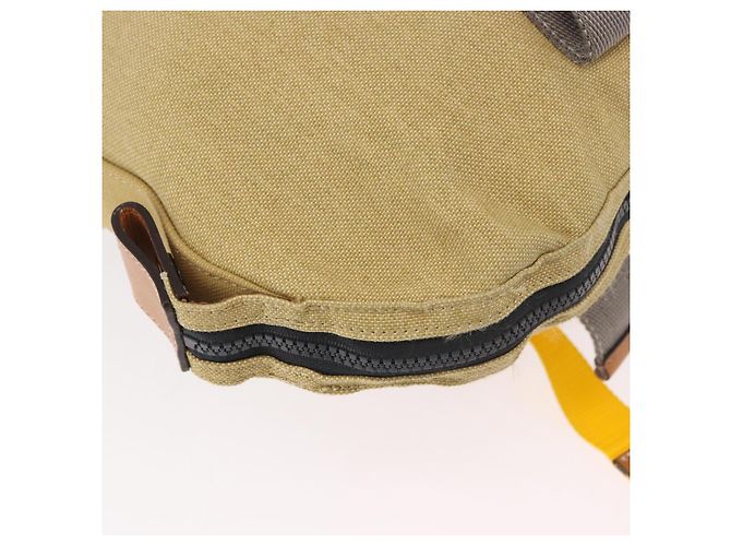 Borsa Tote LOEWE Loewe Nature Canvas 2way Beige Silver Auth 186333A Argento - vista 17