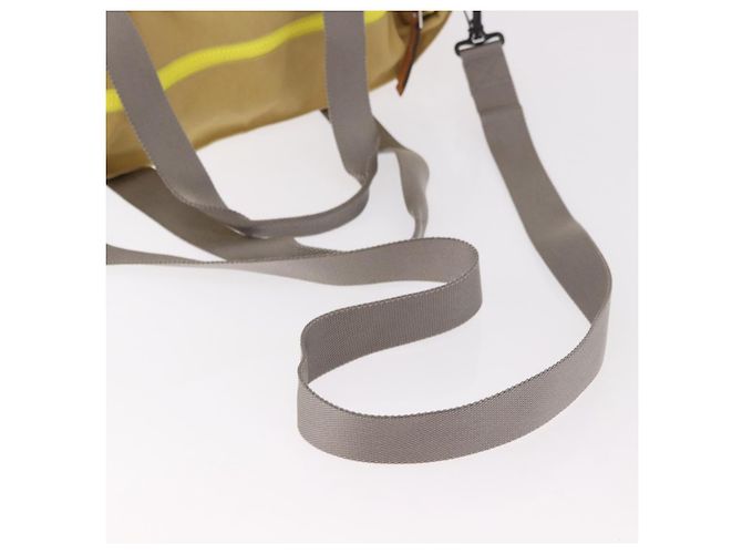 Borsa Tote LOEWE Loewe Nature Canvas 2way Beige Silver Auth 186333A Argento - vista 9