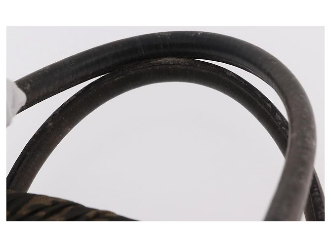 Bolso de Mano FENDI Zucca Canvas Negro Marrón Auténtico 186332 Castaño - vista 8