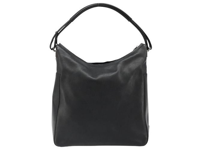 Borsa a Spalla GUCCI in Pelle Nera Argento 001 3770 Auth BA13453 Nero - vista 2