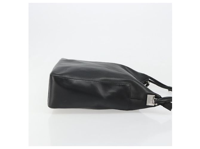 Borsa a Spalla GUCCI in Pelle Nera Argento 001 3770 Auth BA13453 Nero - vista 3