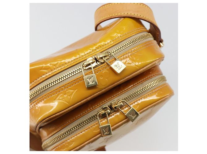 LOUIS VUITTON Borsa a Spalla Monogram Vernis Wooster Beige LV Auth 185903 - vista 18