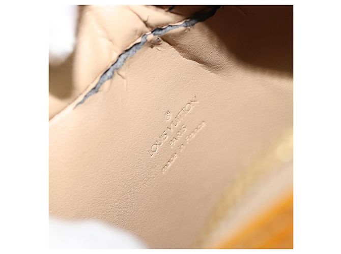 LOUIS VUITTON Borsa a Spalla Monogram Vernis Wooster Beige LV Auth 185903 - vista 19