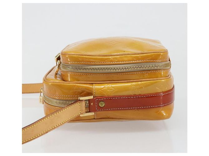 LOUIS VUITTON Borsa a Spalla Monogram Vernis Wooster Beige LV Auth 185903 - vista 4
