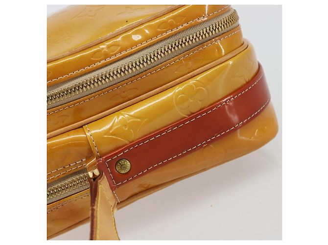 LOUIS VUITTON Borsa a Spalla Monogram Vernis Wooster Beige LV Auth 185903 - vista 5