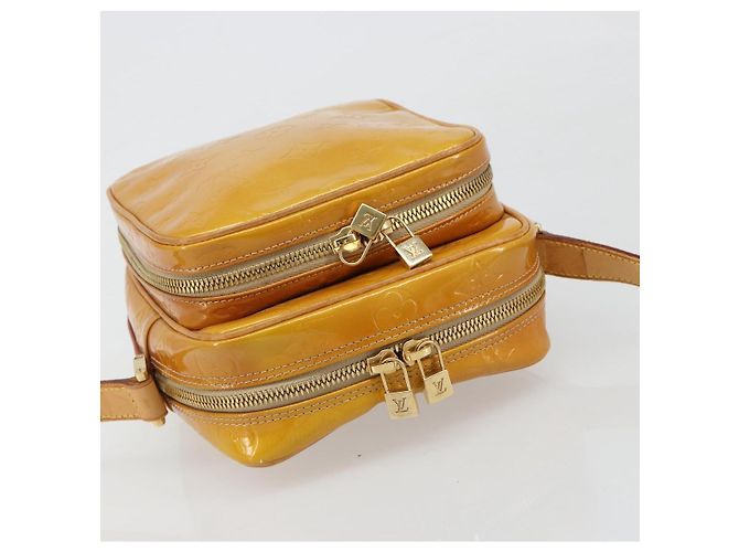 LOUIS VUITTON Borsa a Spalla Monogram Vernis Wooster Beige LV Auth 185903 - vista 7