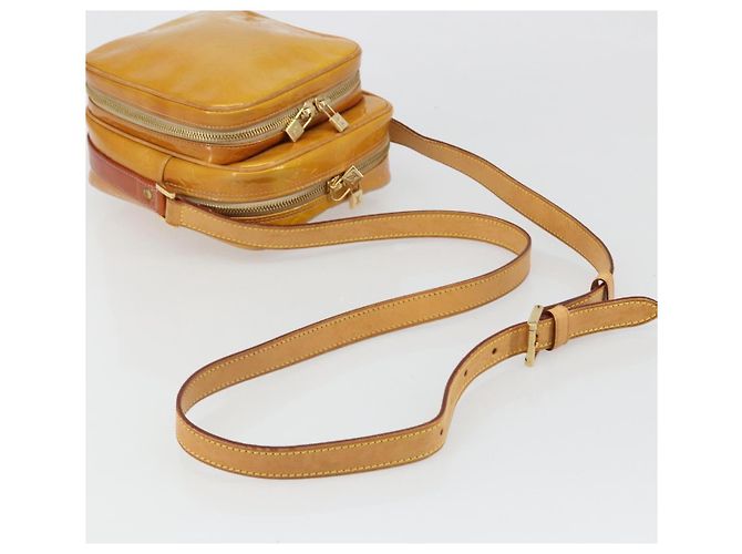 LOUIS VUITTON Borsa a Spalla Monogram Vernis Wooster Beige LV Auth 185903 - vista 8