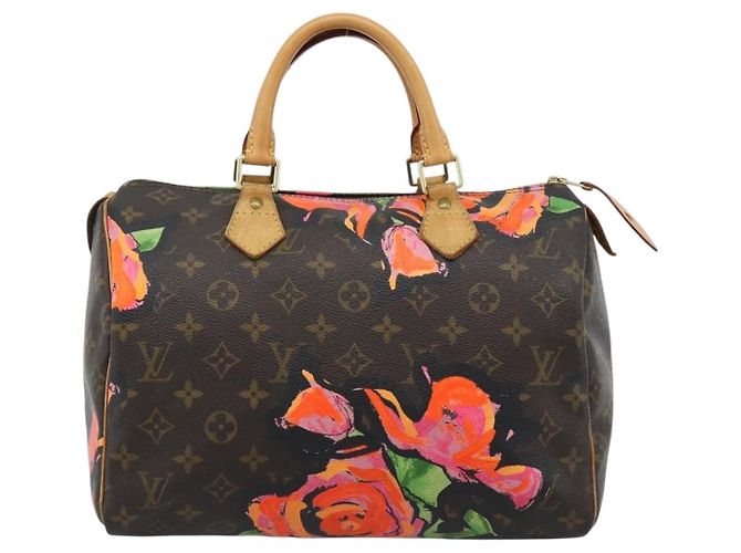 LOUIS VUITTON Borsa Monogram Rose Speedy 30 Arancione Rosa M48610 Auth ka4783SAV Monogramma - vista 13