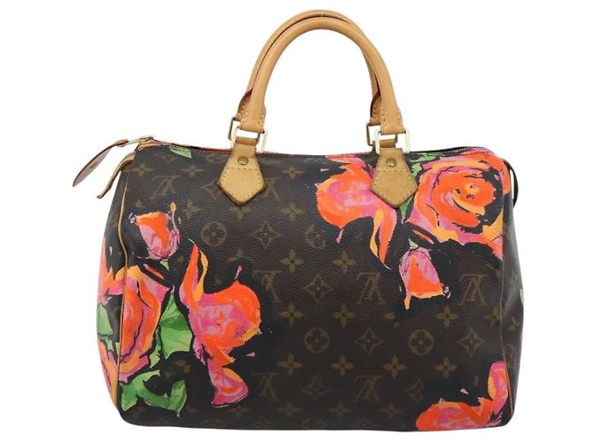 LOUIS VUITTON Borsa Monogram Rose Speedy 30 Arancione Rosa M48610 Auth ka4783SAV Monogramma - vista 2