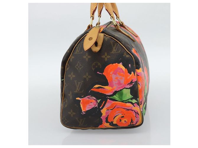 LOUIS VUITTON Borsa Monogram Rose Speedy 30 Arancione Rosa M48610 Auth ka4783SAV Monogramma - vista 4