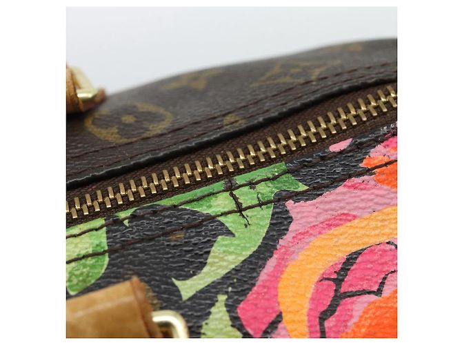 LOUIS VUITTON Borsa Monogram Rose Speedy 30 Arancione Rosa M48610 Auth ka4783SAV Monogramma - vista 9