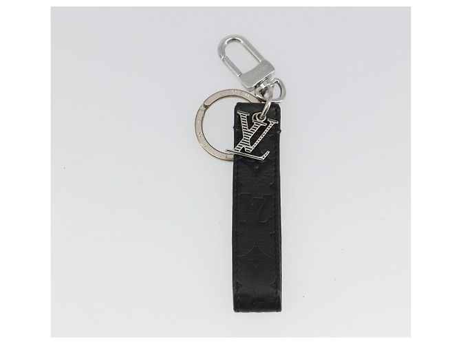 LOUIS VUITTON Porte-clés Dragonne Monogram Shadow Noir M01298 LV Auth 185547 - vue 13