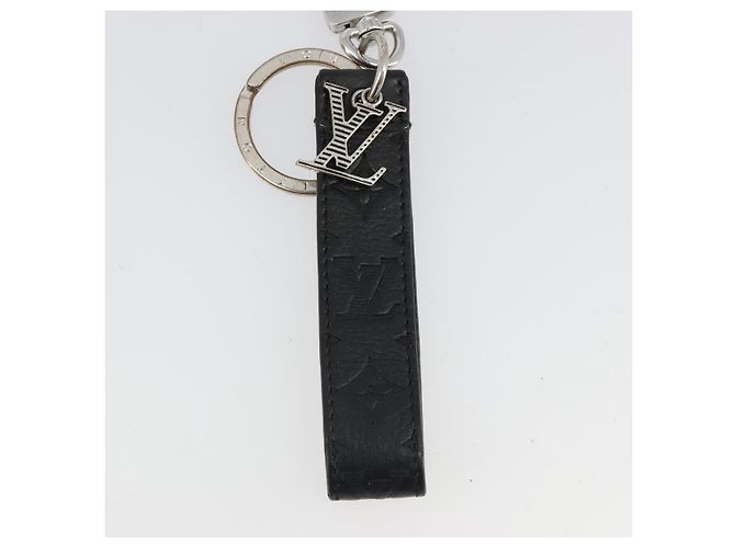 LOUIS VUITTON Porte-clés Dragonne Monogram Shadow Noir M01298 LV Auth 185547 - vue 5