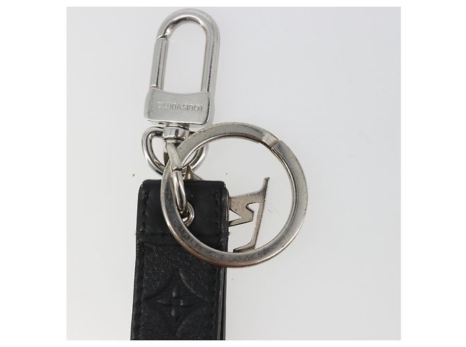 LOUIS VUITTON Porte-clés Dragonne Monogram Shadow Noir M01298 LV Auth 185547 - vue 8