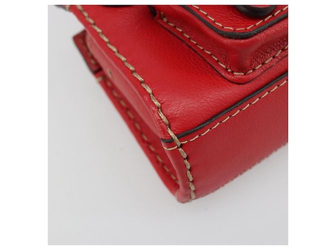 Chloé Borsa Chloe in pelle 2way Rosso Oro Auth BA13481A D'oro - vista 15